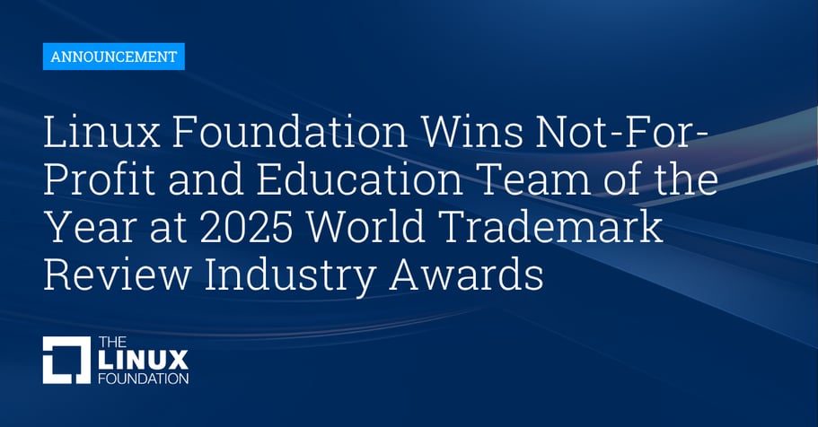 Linux Foundation Wins Not-For-Profit and Education Team of the Year at 2025 World Trademark Review Industry Awards Image